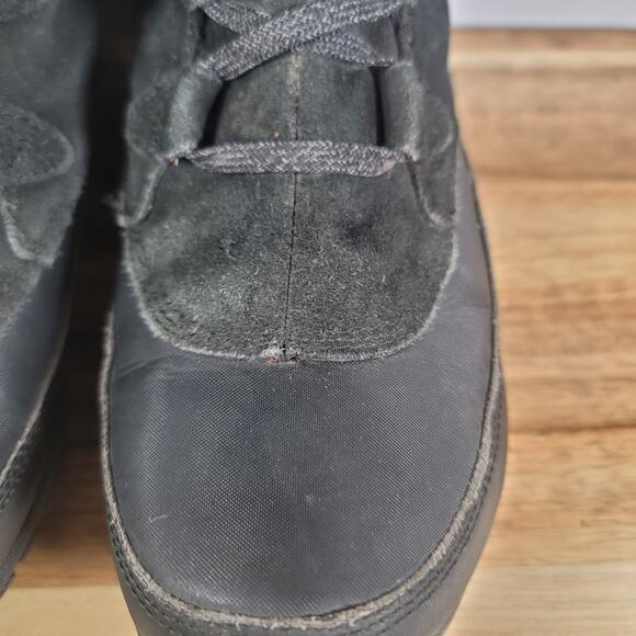 THE NORTH FACE Womens Nuptse Purna Black PrimaLoft Snow Boots Size 7 Faux Fur - Picture 4 of 16